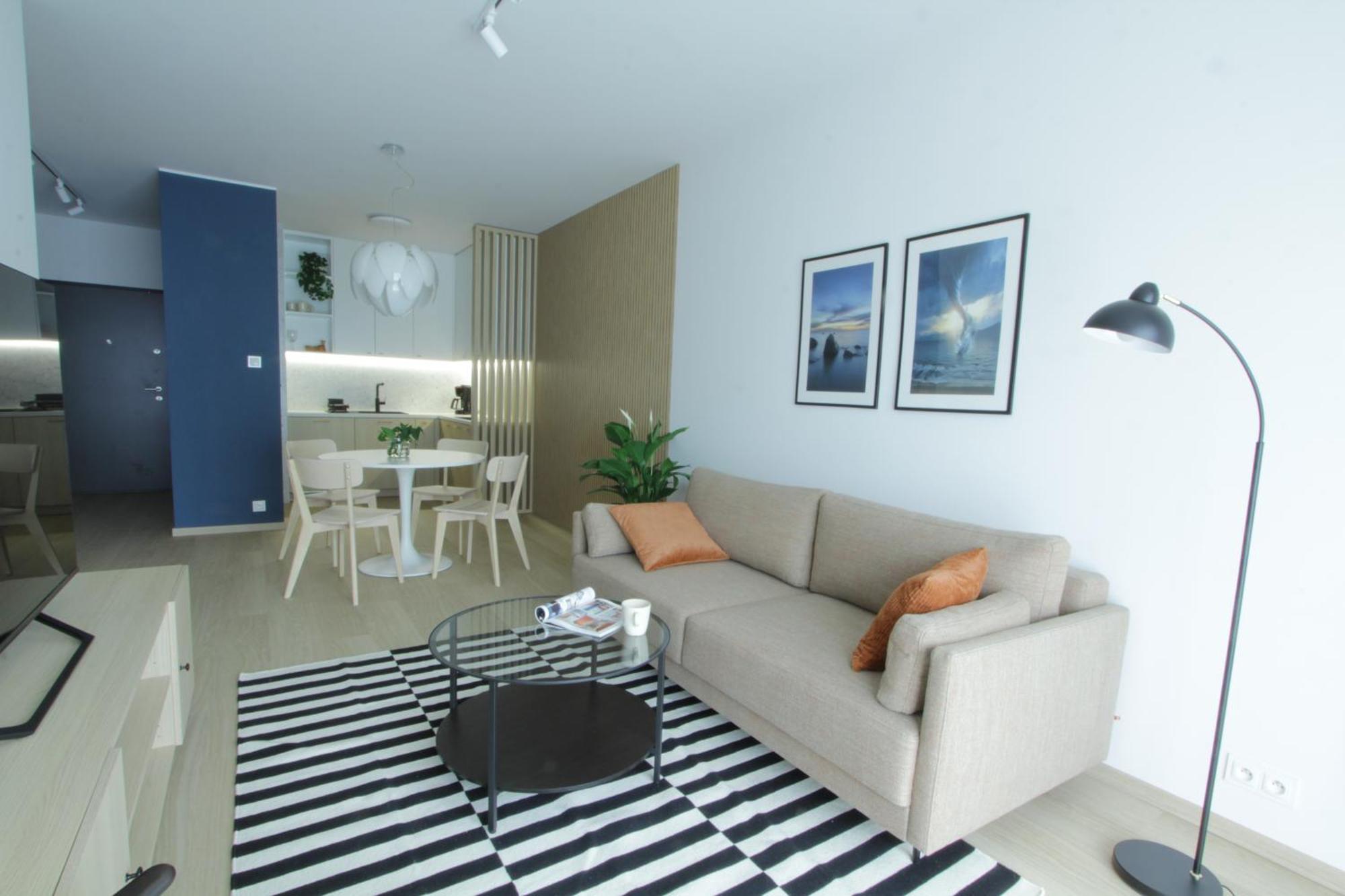 Blue Strict Center Apartment Posen